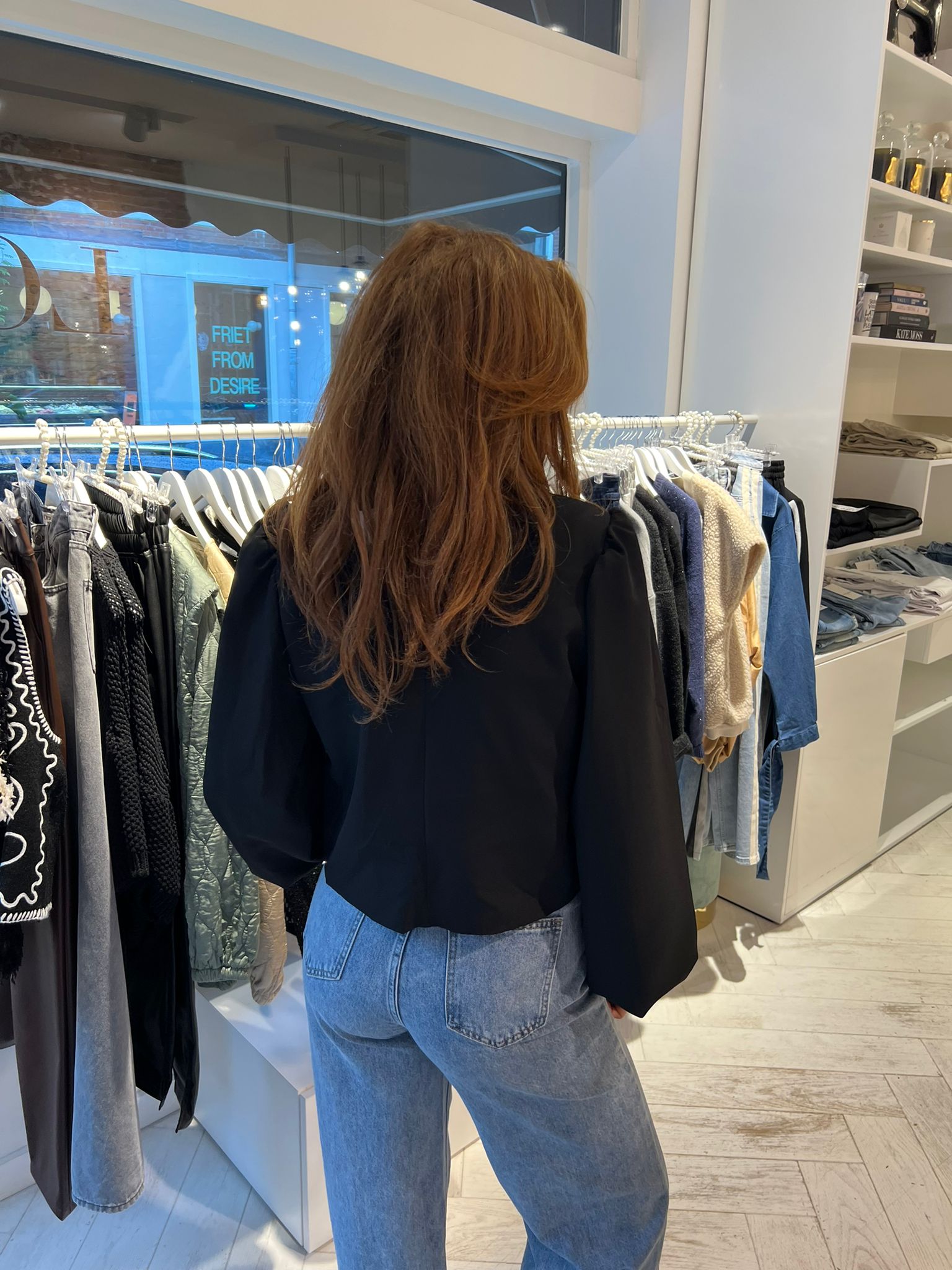 Kylie Blazer Long Sleeve Black