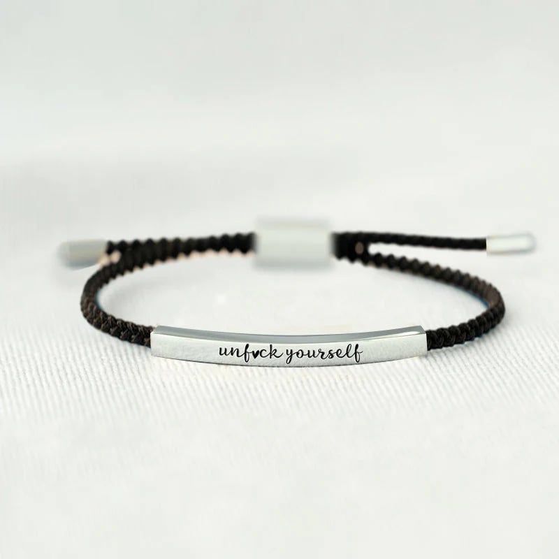 ✨BUY 2 PAY FOR 1【add 2 to cart】✨UNF♥CK YOURSELF TUBE BRACELET💫