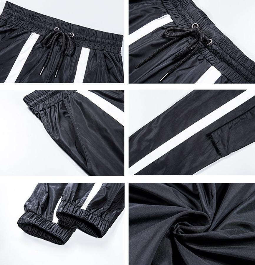 Front Striped Cargo Trousers