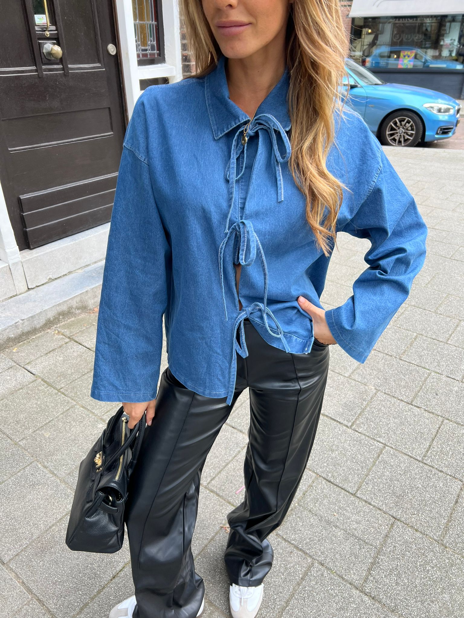 Jaylee Denim Blouse Strik