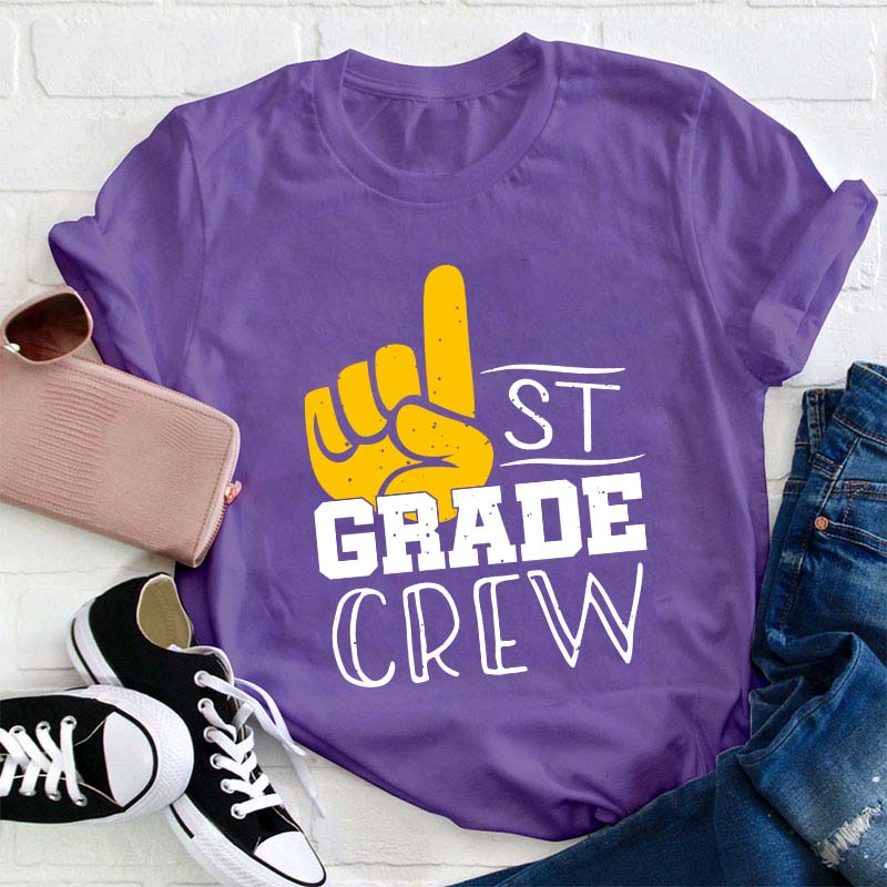 Personalized Grade Gesticulation Teacher T-Shirt