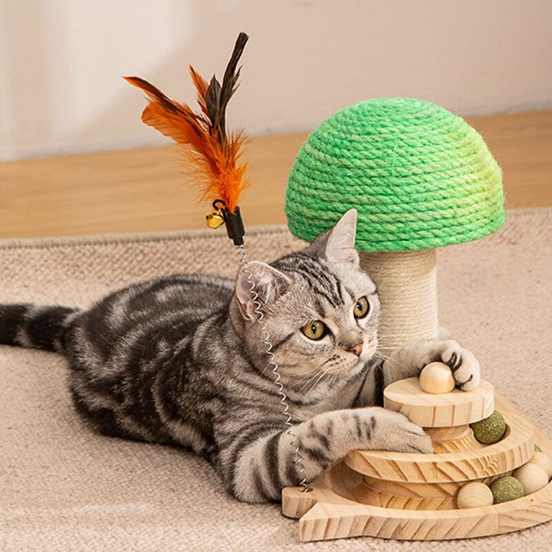 Turntable Ball Cat Toy
