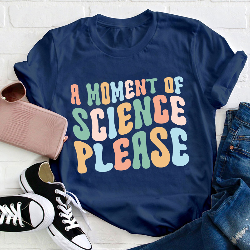 A Moment Of Science Please Teacher T-Shirt