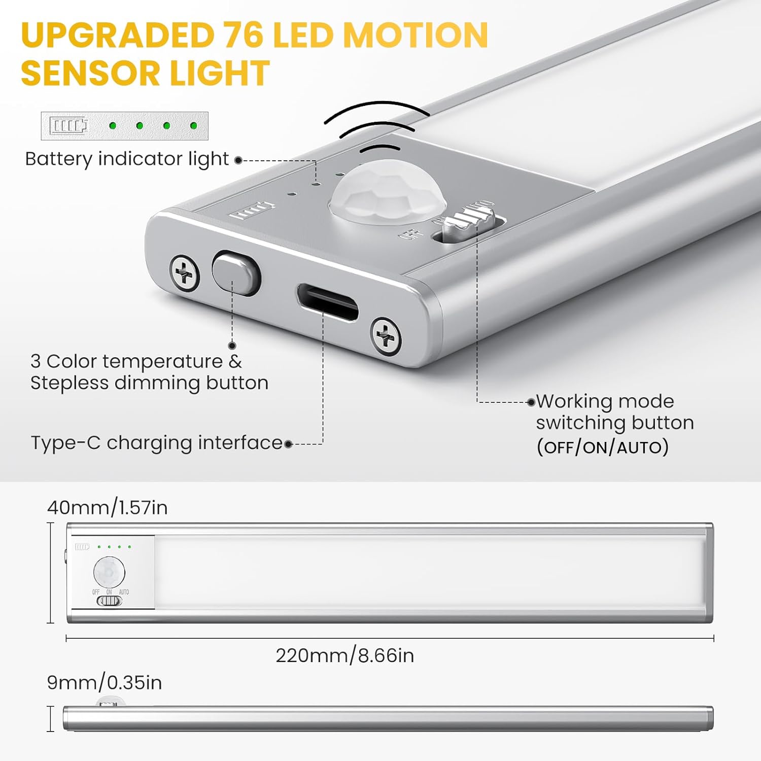 HQLighting™ - Smart Motion Sensor Light 2024 Upgrade Version