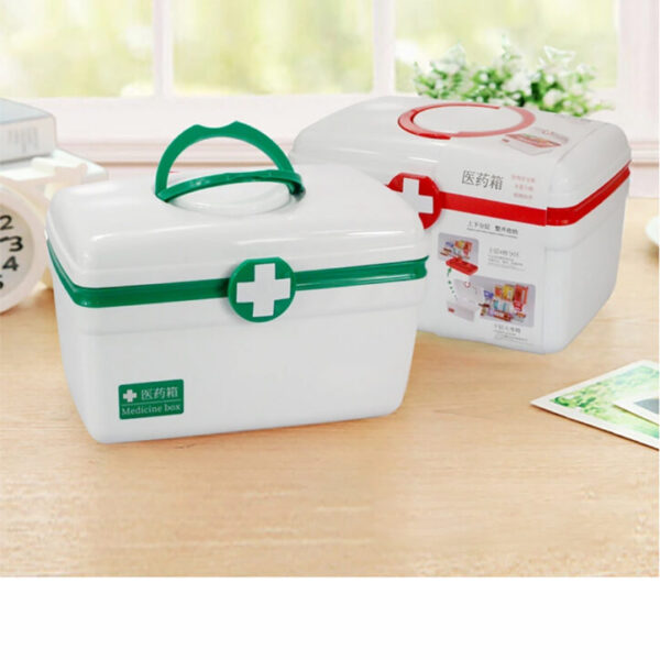 First aid box survival kit portable organizer (small)