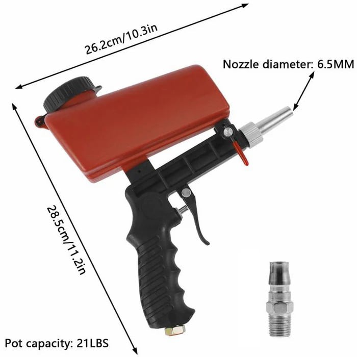 😎SandJet|Sandblaster for Stains & Rust