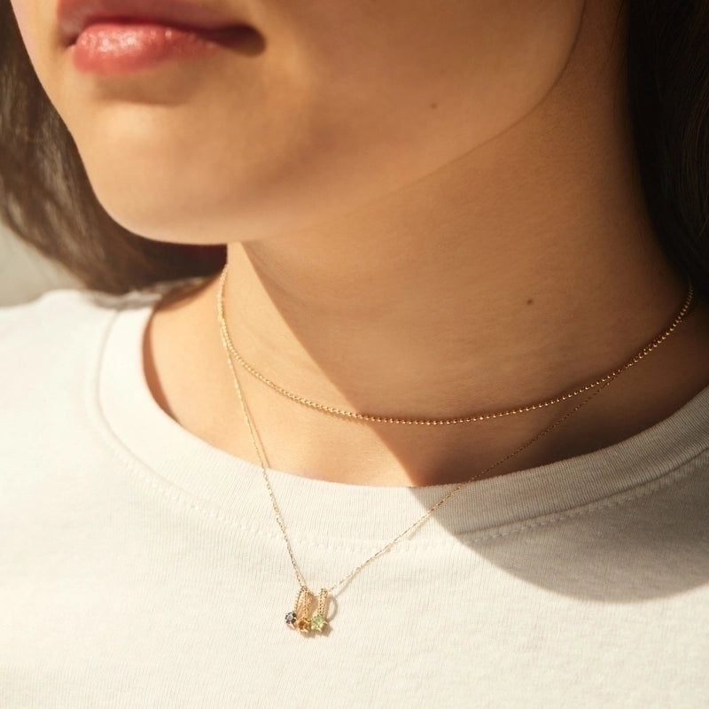 201 Stainless Steel 304 Stainless Steel Titanium Steel Gold Plated Elegant Streetwear Plating Color Block Necklace