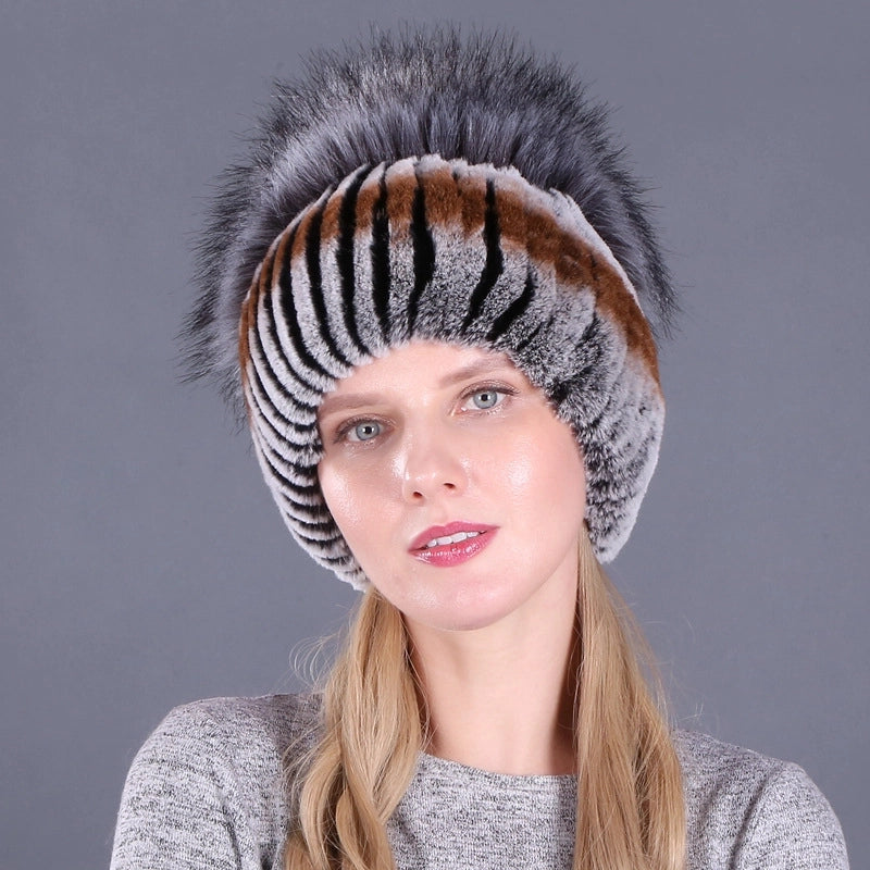 Women's Basic Solid Color Eaveless Wool Cap