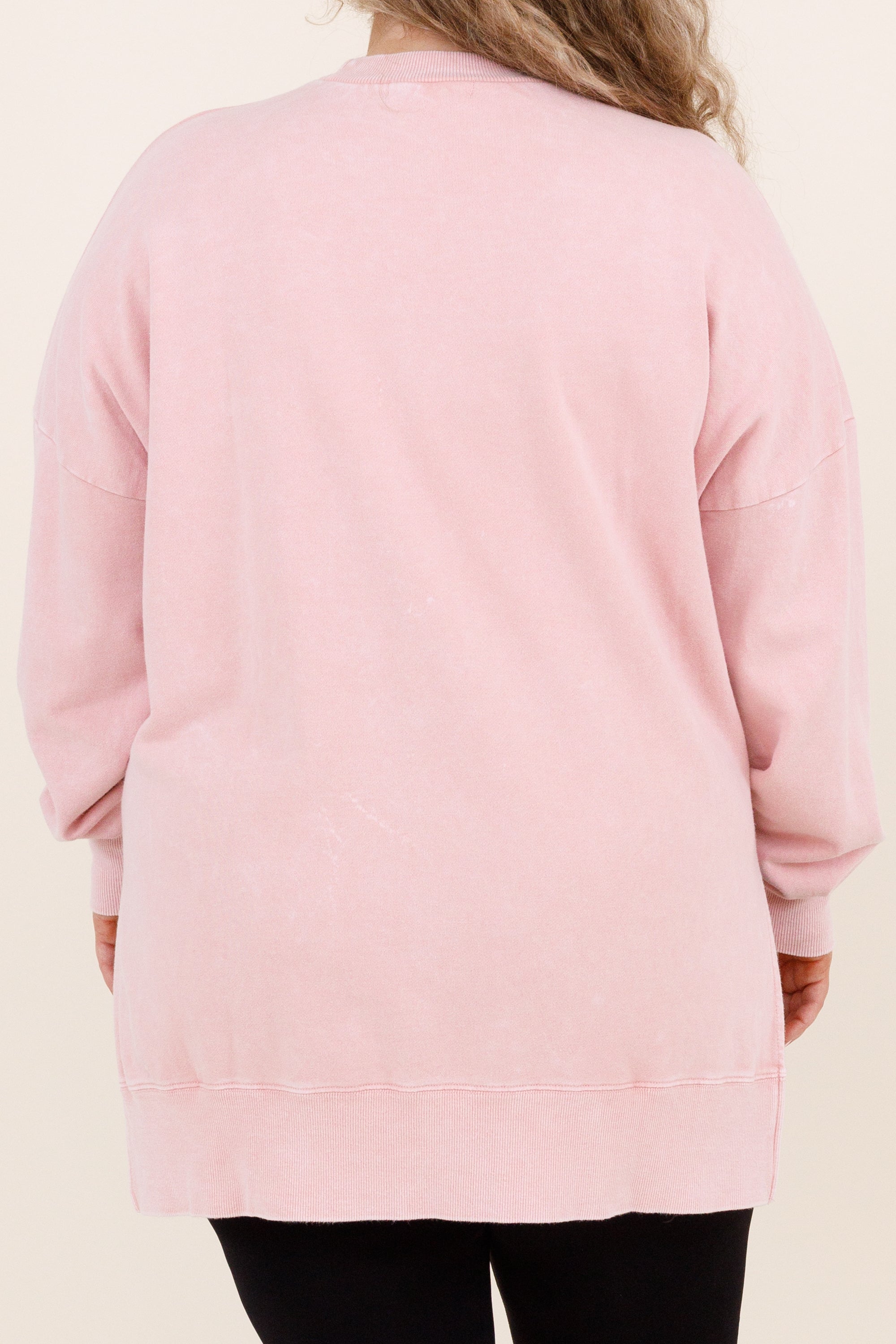 Cozy Pullover. Blush