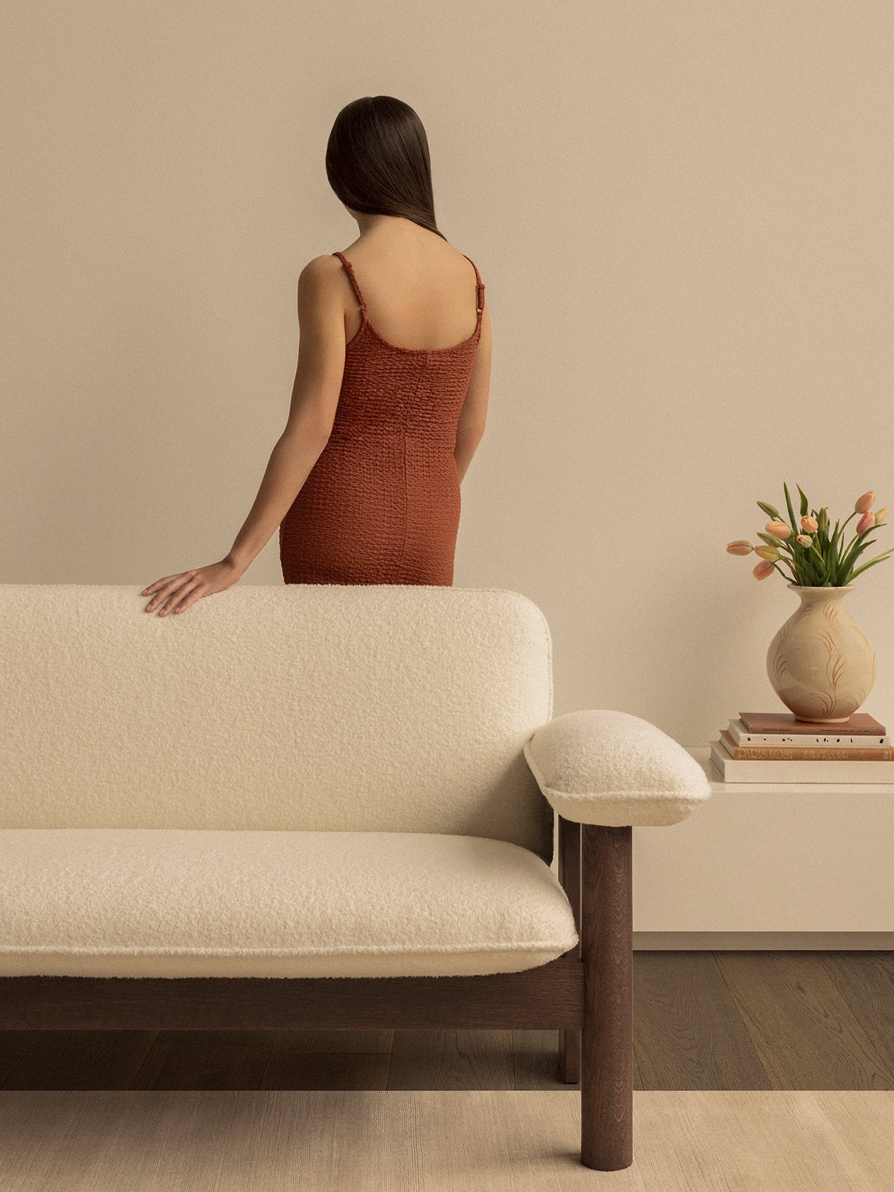 Brasilia Sofa. Sheepskin