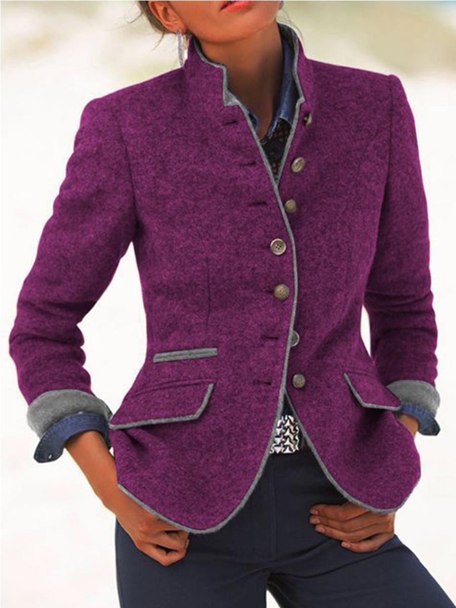 Slim Button Jacket