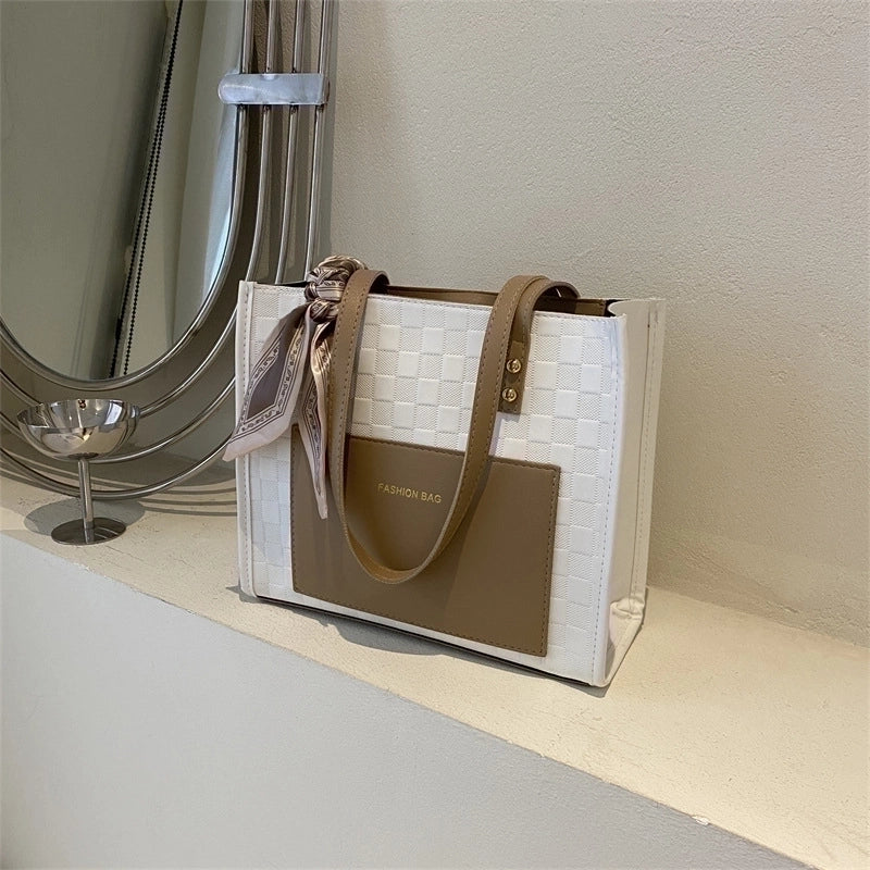 Women's Large All Seasons Pu Leather Fashion Tote Bag