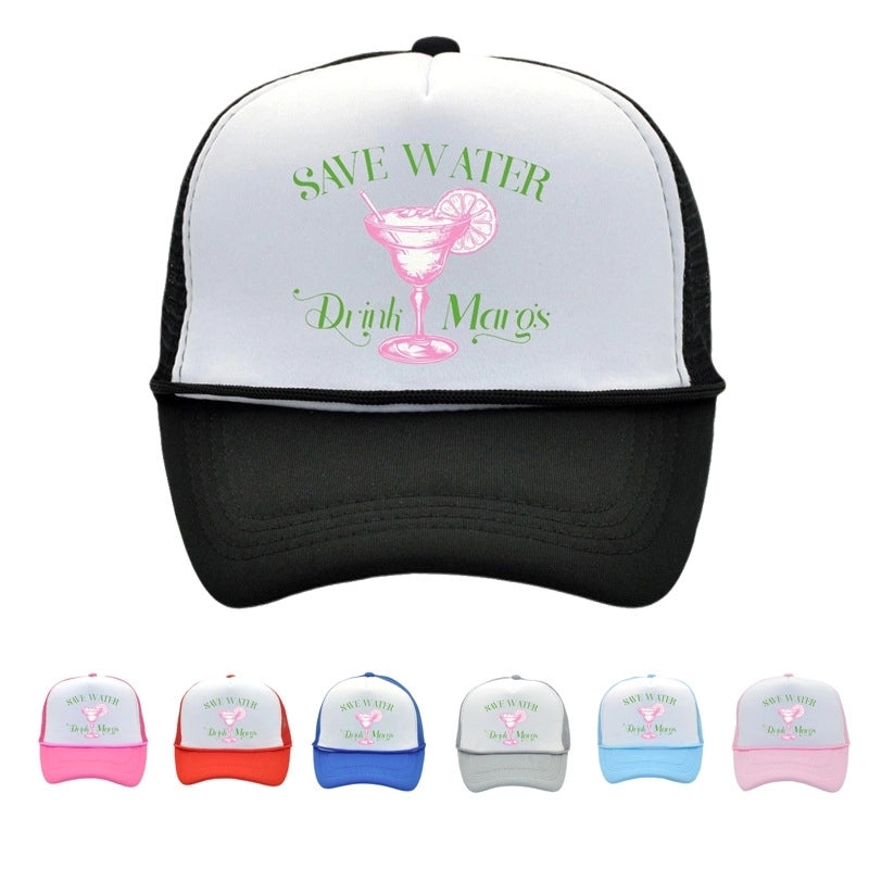 Unisex Casual Basic Modern Style Letter Printing Curved Eaves Baseball Cap