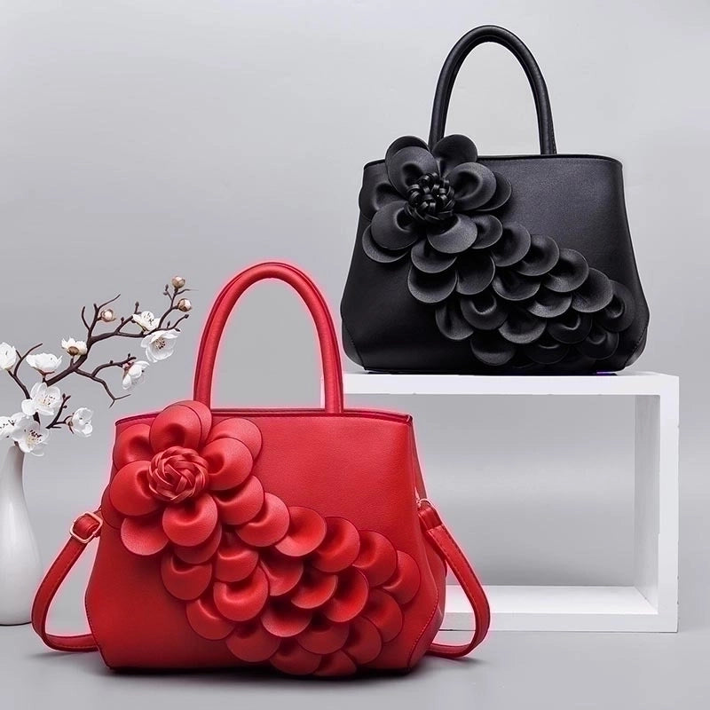 Women's Large All Seasons Pu Leather Vintage Style Handbag