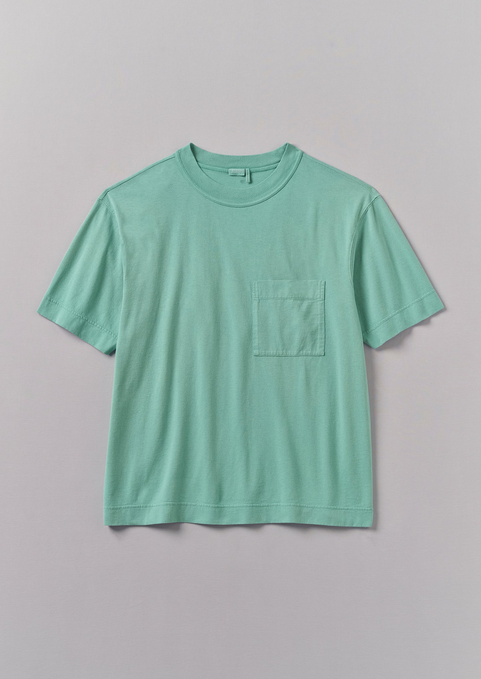 Reactive Dyed Organic Cotton Tee | Celadon Green