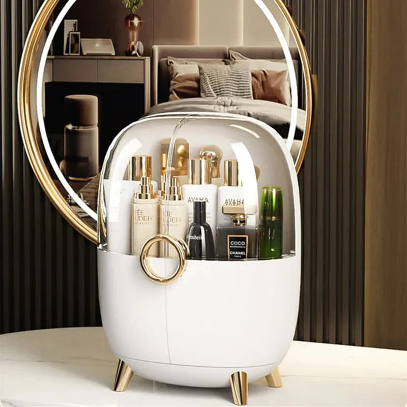 Light Luxury Modern Cosmetic Organizer. Skin Care Lipstick Makeup Brush Jewelry Storage Box