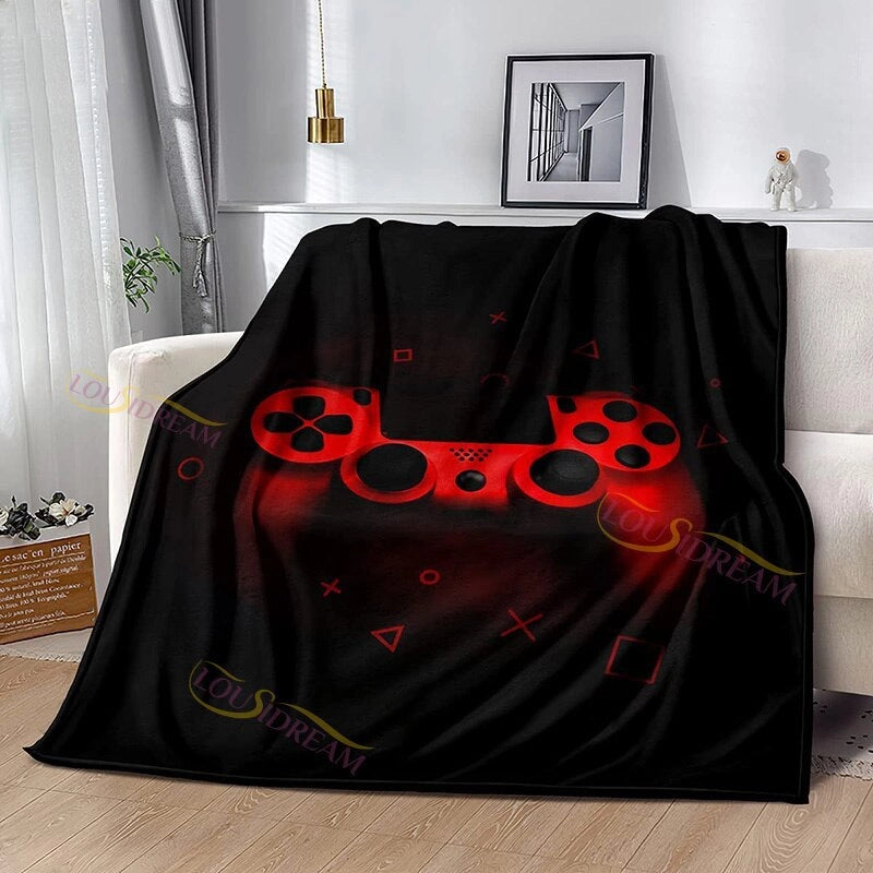 Vacation Cartoon Polyester Blanket