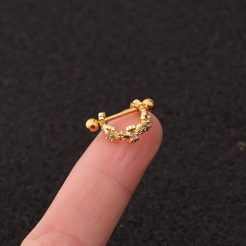 Ear Cartilage Rings & Studs Exaggerated U Shape Metal