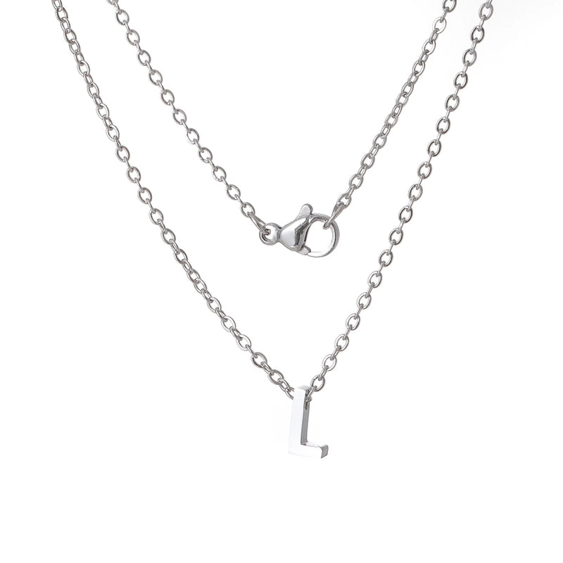 Titanium Steel Minimalist Plating Letter None Necklace
