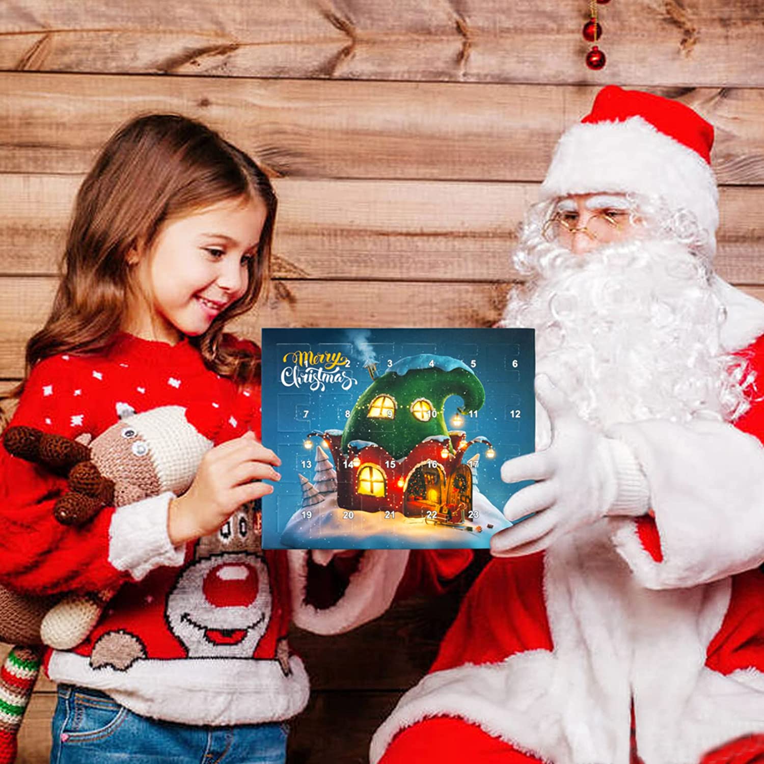 (🎁Early Christmas Sale- 48% OFF🎁) 24 Days Countdown Calendar DIY Christmas Advent Calendar Bracelets Set - Buy 2 Get EXTRA  10％  OFF  & FREE SHIPPING