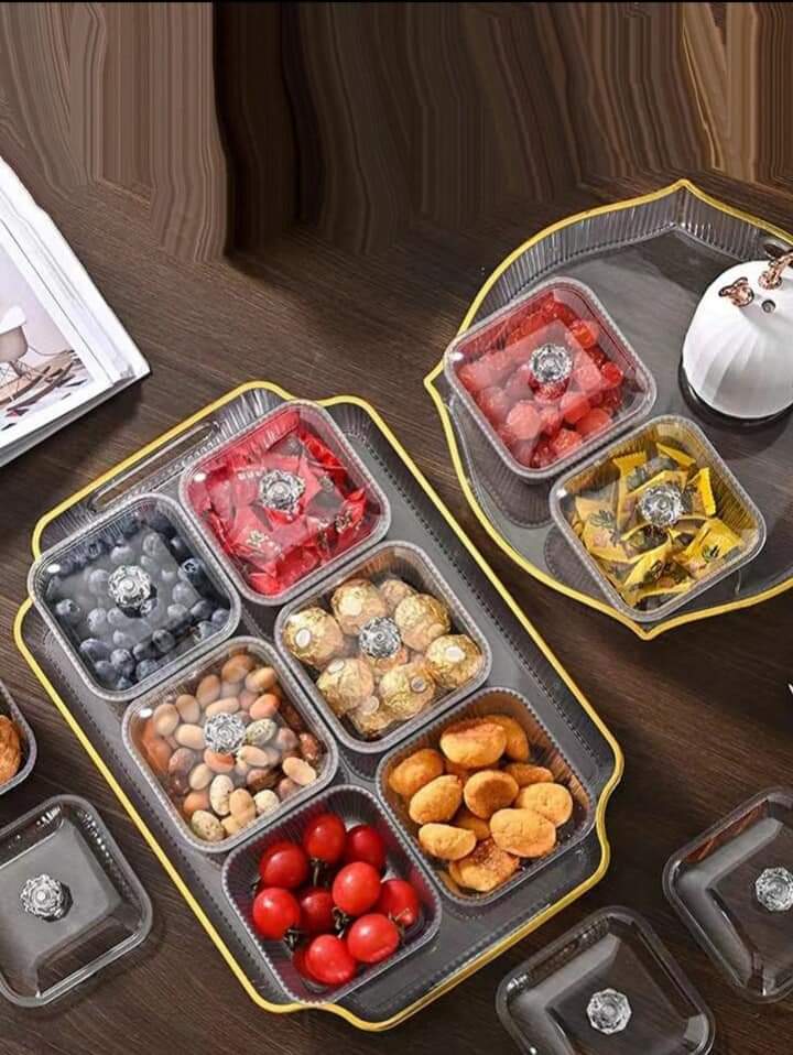 DRY FRUIT TRAY WITH SERVING PLATTER