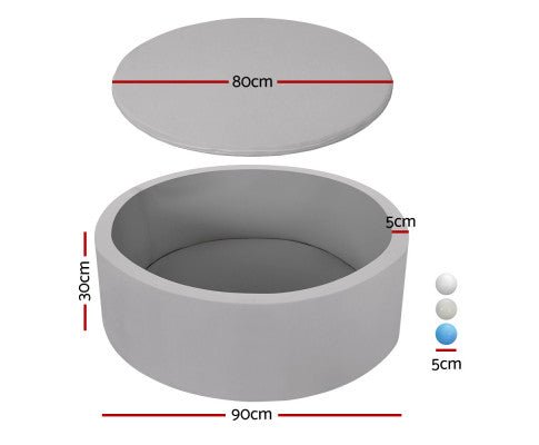 Dog Ball Play Pit in Grey