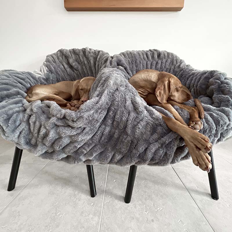 Super Soft Faux Fur & Velvet Luxury Pet Throw Blanket Human Blanket