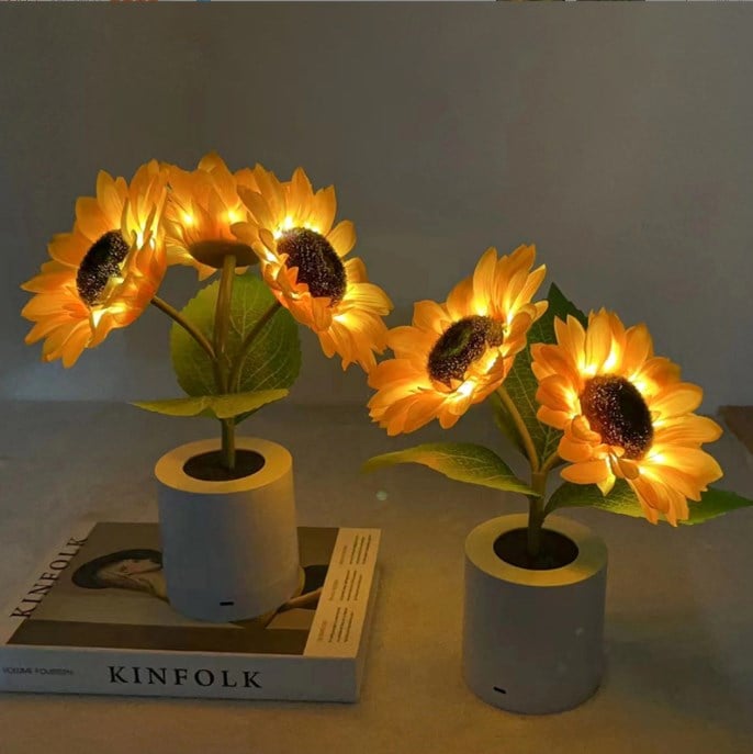 🌻 Sunflower led simulation small night light🌻