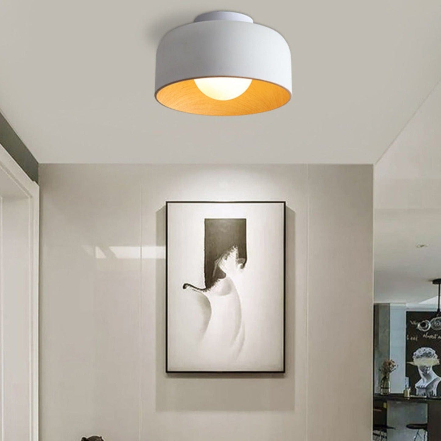 Semi Flush Mounted Light