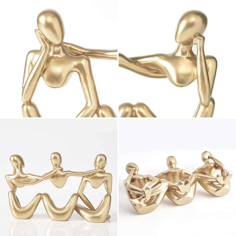 Abstract Best Friend Statue