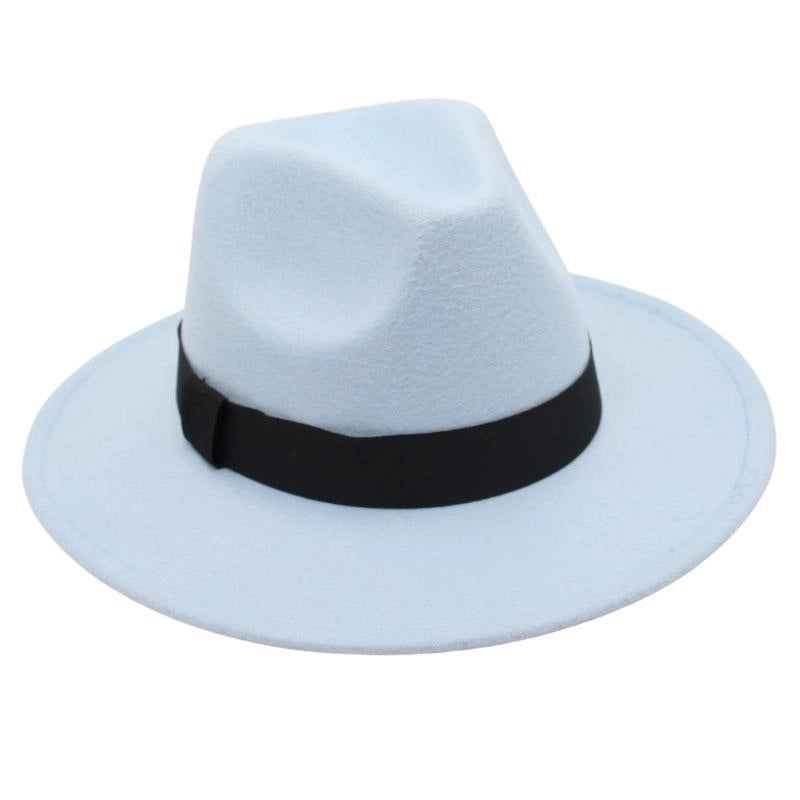 Beach Ferdo Hat Tie-dyed Top Hat Jazz Hat Men And Women Felt Hat Temperament Woolen Hat Trend