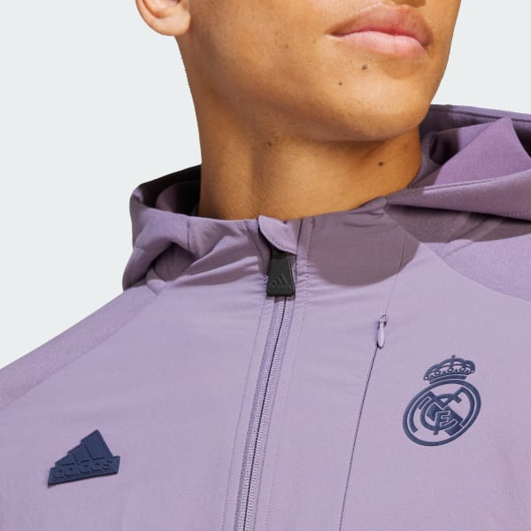 SUDADERA CON GORRO REAL MADRID DESIGNED FOR GAMEDAY