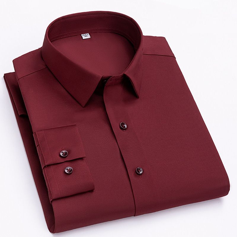 💥Hot Sale🍃Men's High Stretch Ironing-free Business Shirt