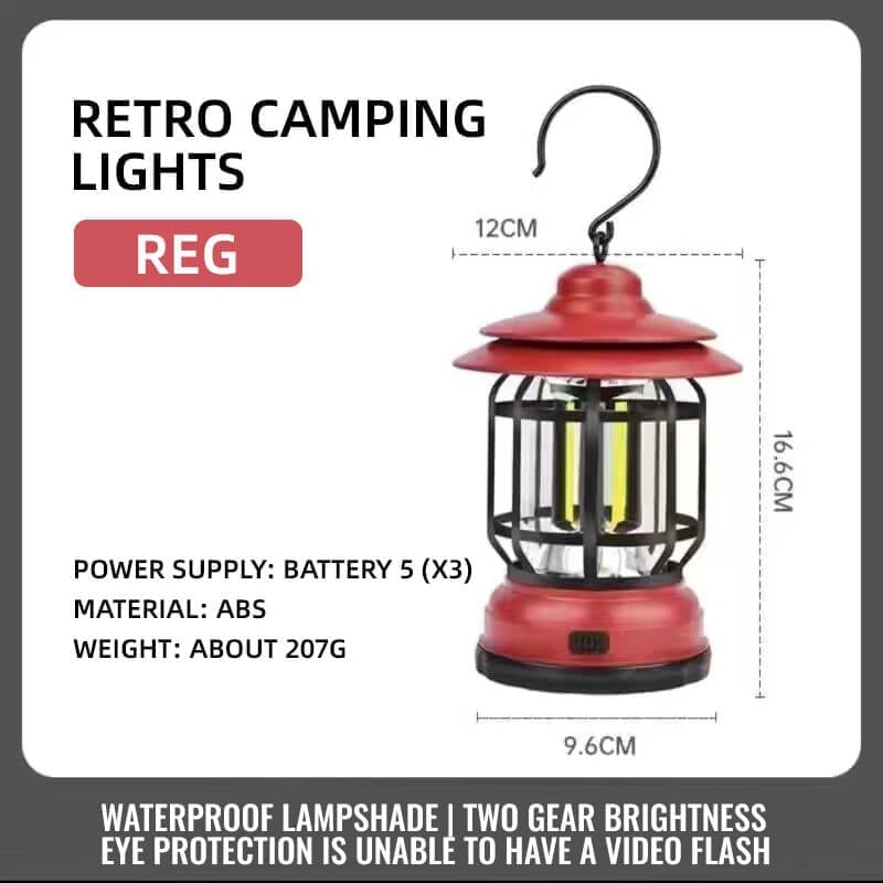 🔥Hot SalePortable Retro Camping Lamp