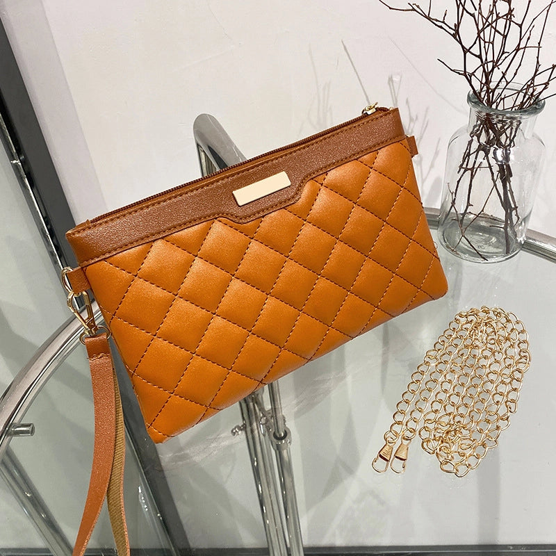 White Red Black Pu Leather Geometric Square Evening Bags