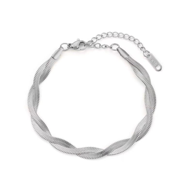 Casual Minimalist Classic Style Geometric Titanium Steel 18K Gold Plated Jewelry Set