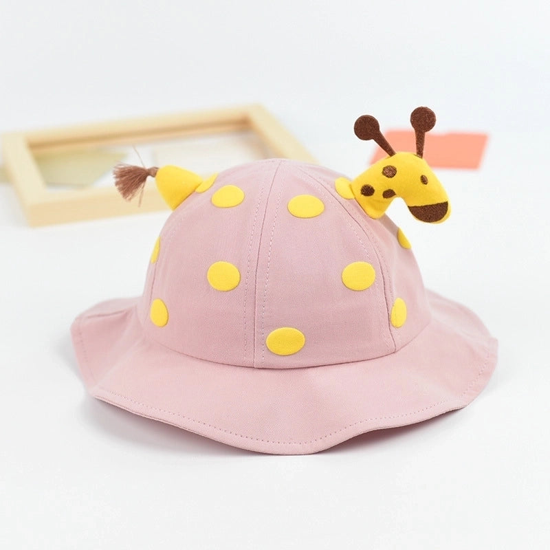 Children Unisex Streetwear Cartoon Printing Jacquard Bucket Hat