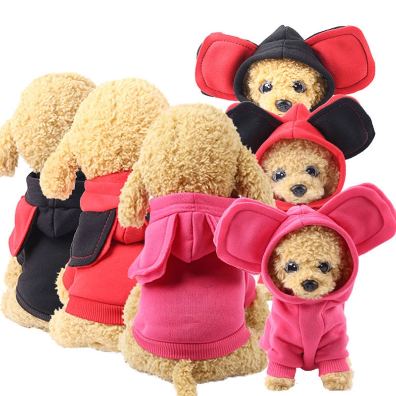 Clearance Autumn And Winter Fleece Sweater Pocket Two-legged Sports Style Pet Dog Cat Clothes Outdoor Manufacturers
