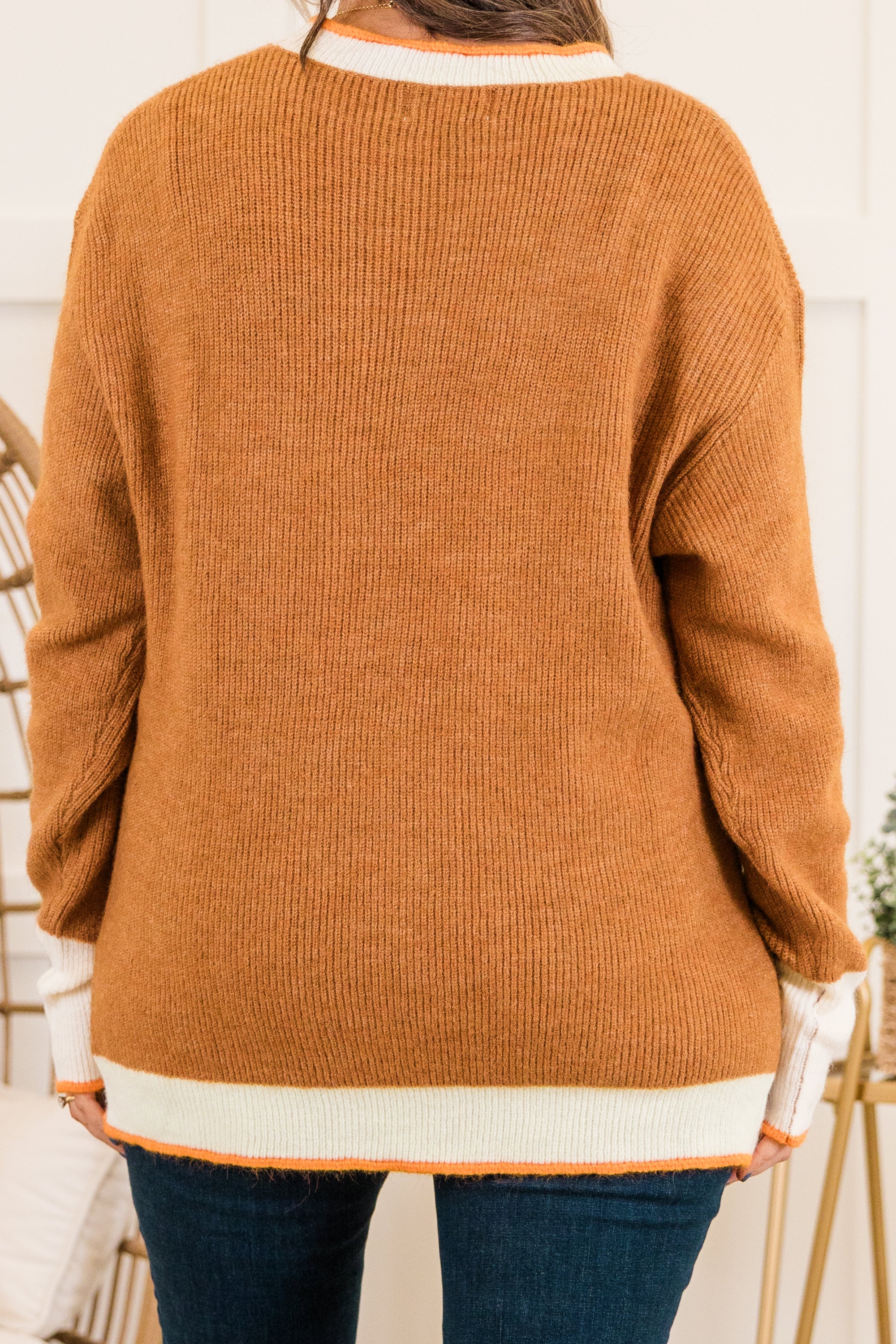 Be There For Me Sweater. Mocha