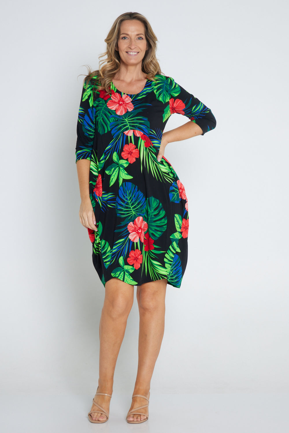 Sarika Dress - Hibiscus Island