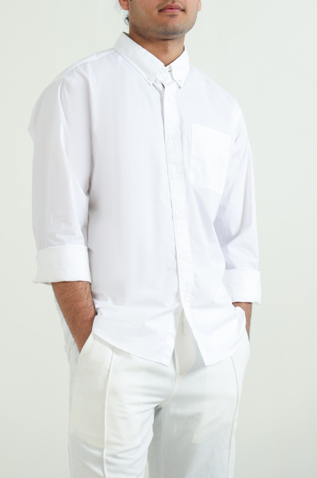 POPLIN POCKET SHIRT