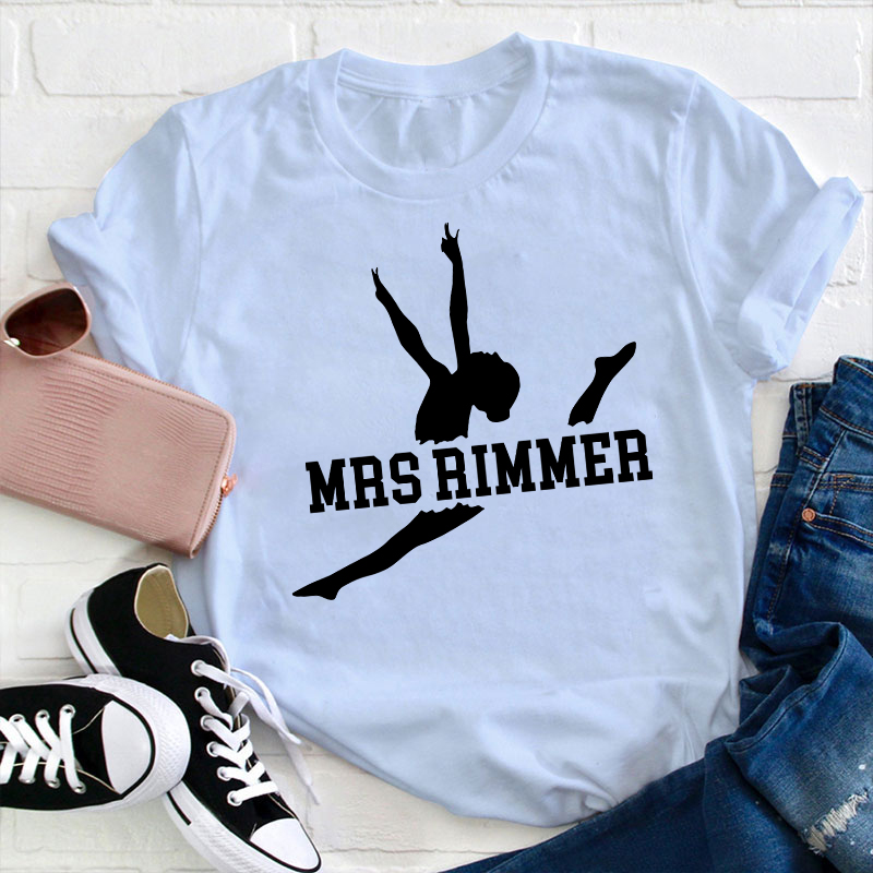 Personalized Name Dancer Teacher T-Shirt