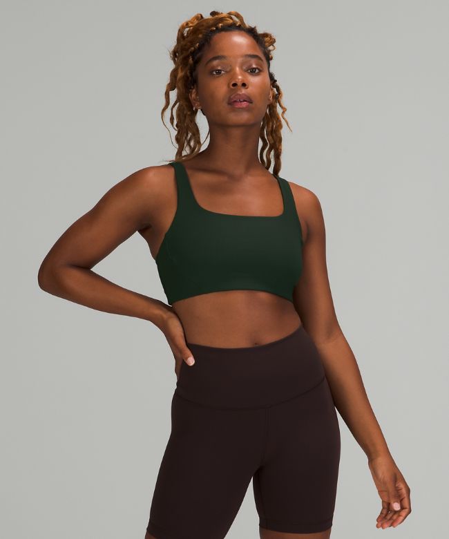 lululemon Ribbed Train Bra Medium Support, C/D Cup