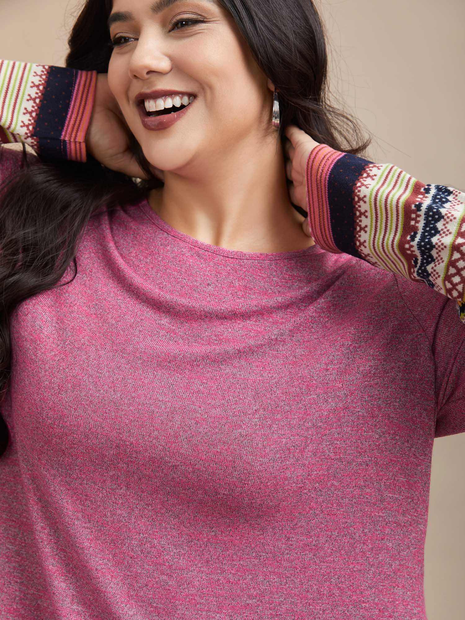 Tunic Boho Print Pocket T-shirt