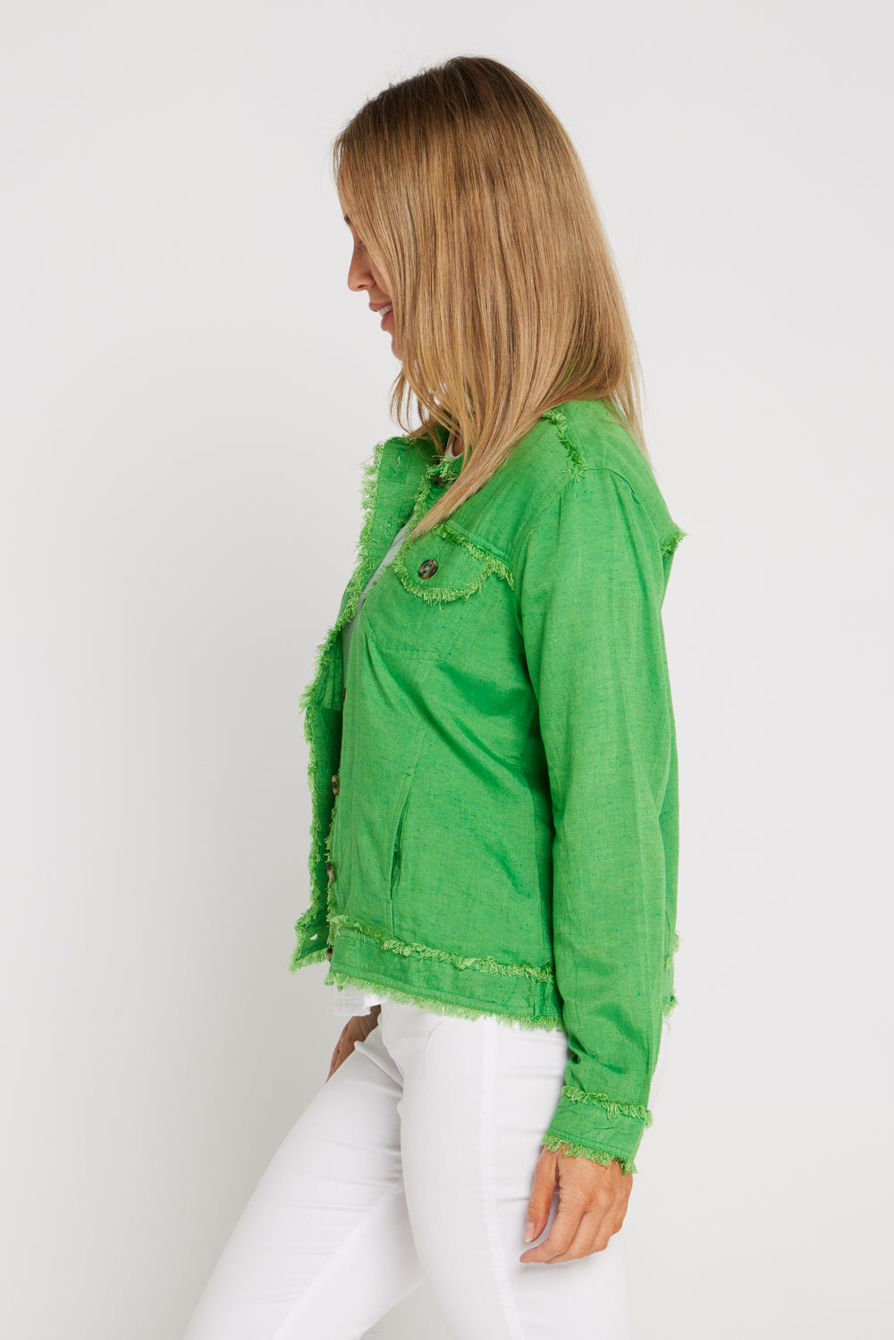 Orientique Essentials Summer Jacket - Parrot