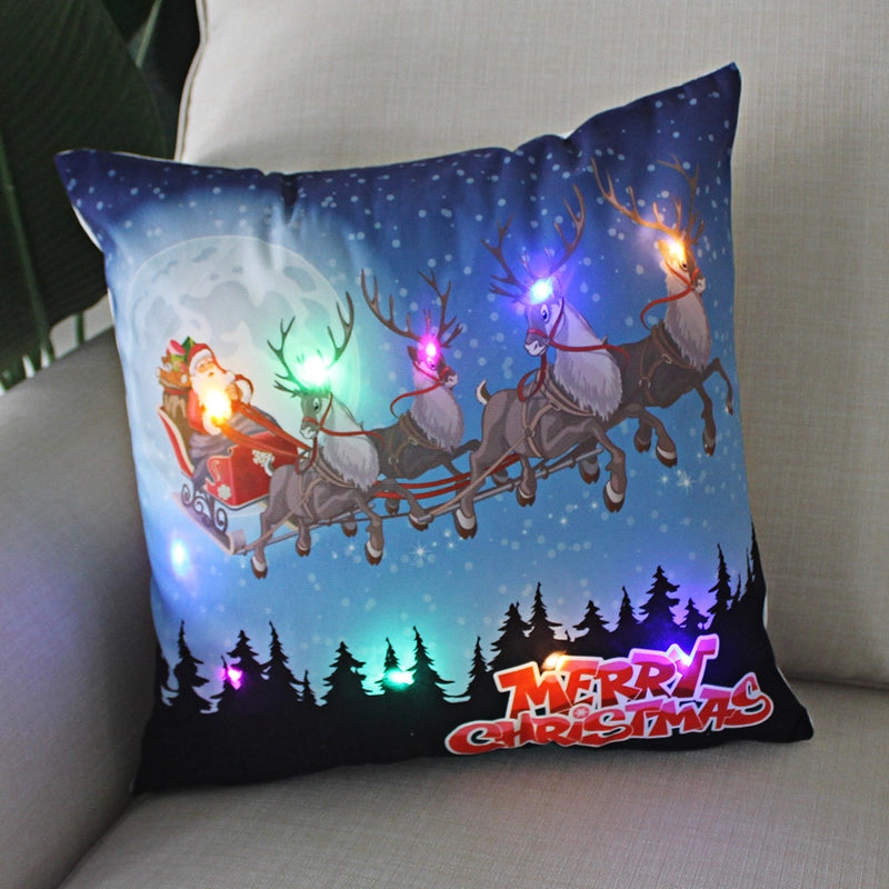 Fashion Santa Claus Plush Pillow Cases
