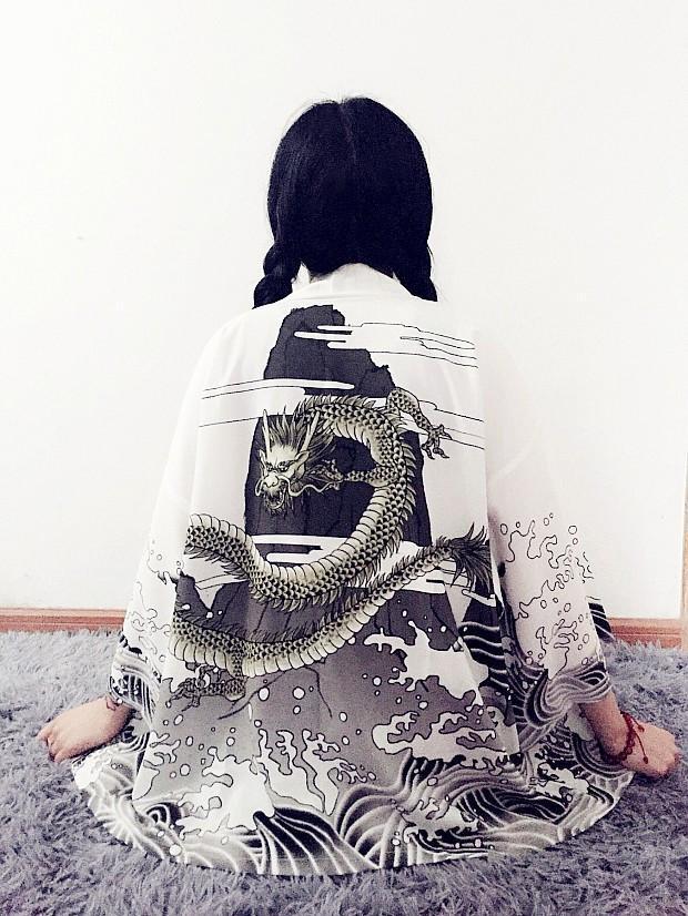Japanese Vintage Kimono Sun Shirt