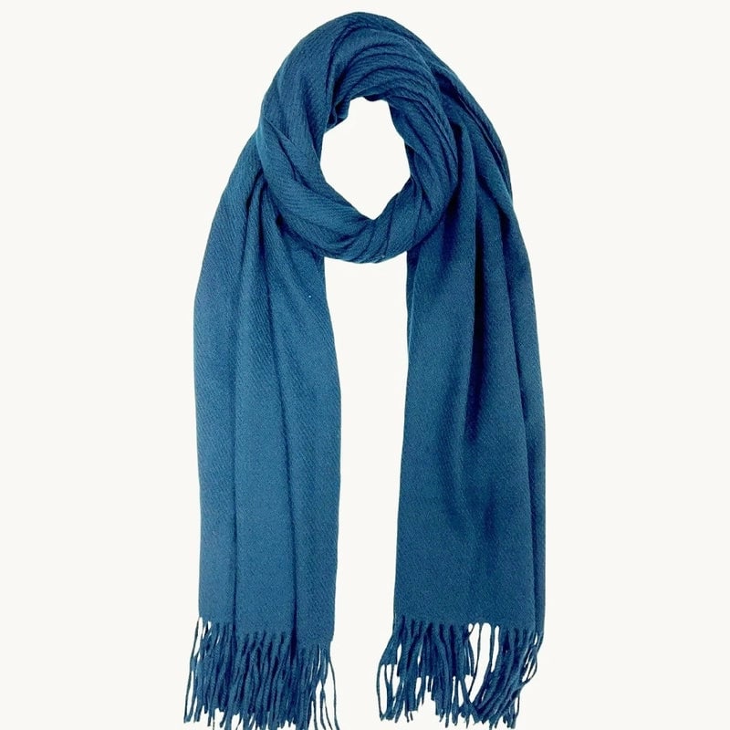 Autumn And Winter New Solid Color Scarf Sweet Wind Imitation Cashmere Scarf Women's Warm Scarf Fashion Shawl