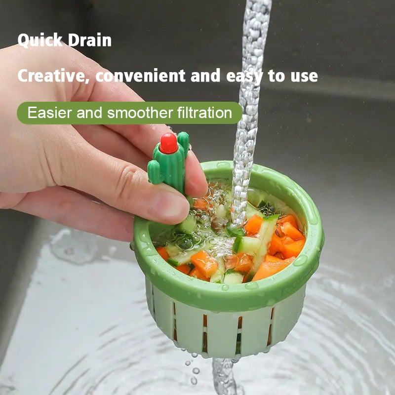 Creative Cactus-shaped Sink Filter Baskete