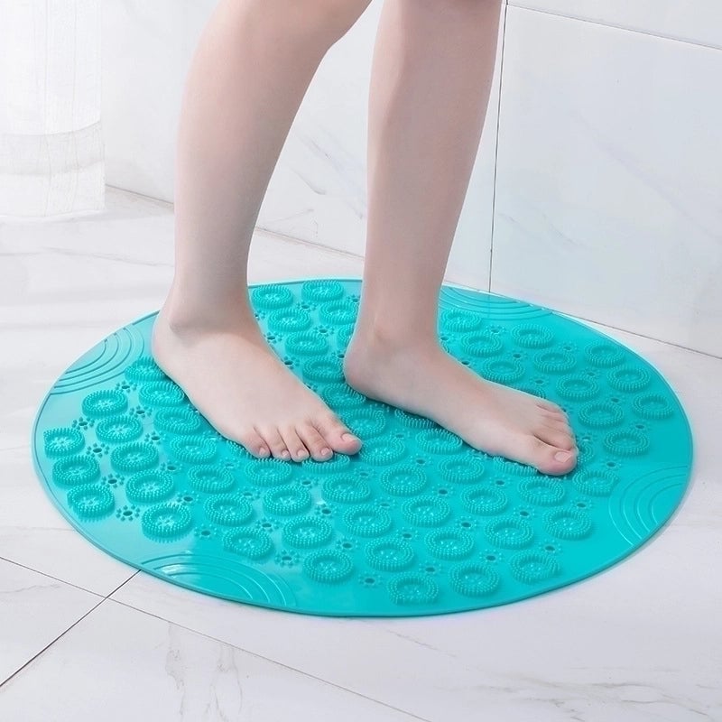 Casual Stripe Plastic Non-slip Mat